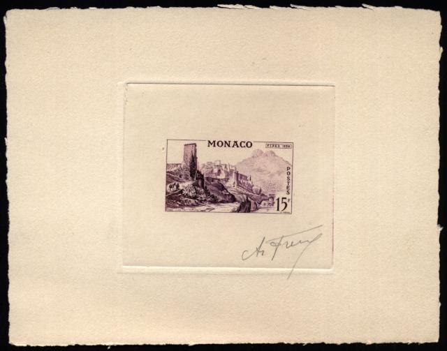 Monaco_1956_Yvert_448a-Scott_358_unadopted_Monaco_Palace_violet_e_AP