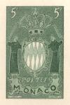 Monaco_1954_Yvert_411a-Scott_318_unissued_in_TD_armoirie_green_b_AP_detail