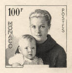 Monaco_1958_Yvert_489a-Scott_409_unadopted_Grace_and_Caroline_2eme_etat_black_b_AP_detail