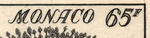 Monaco_1959_Yvert_521a-Scott_445_unadopted_65f_Lavande_black_e_AP_detail