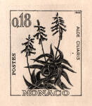 Monaco_1964_Yvert_541A-Scott_584_unadopted_aloe_black_c_AP_detail