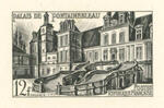 France_1951_Yvert_878b-Scott_643_unadopted_Fontainebleau_Type_II_black_ga_AP_detail