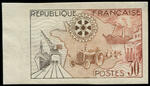 France_1955_Yvert_1009a-Scott_741_unadopted_Rotary_z_ESS