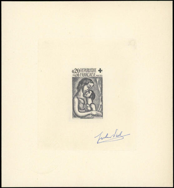 France_1961_Yvert_1323-Scott_B356_black_e