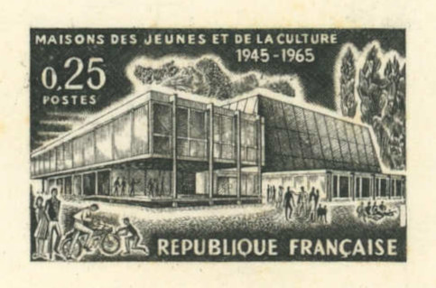 France_1965_Yvert_1448-Scott_1119_etat_black_ba_detail