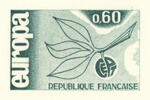 France_1965_Yvert_1456-Scott_1132_1er_etat_dark-green_detail