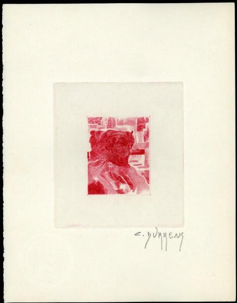 France_1965_Yvert_1426-Scott_1113_negative_red_a
