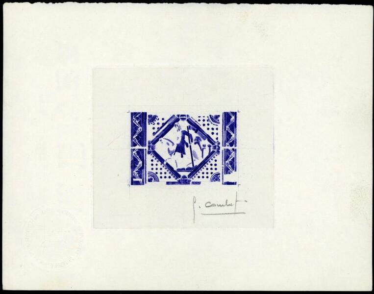 France_1965_Yvert_1427-Scott_1114_negative_blue-violet