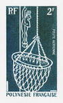 Polinesia_1970_Yvert_PA34-Scott_C57_deep-green_detail