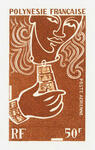 Polinesia_1970_Yvert_PA38-Scott_C61_brown_a_detail