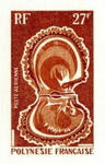 Polinesia_1970_Yvert_PA37-Scott_C60_brown_detail