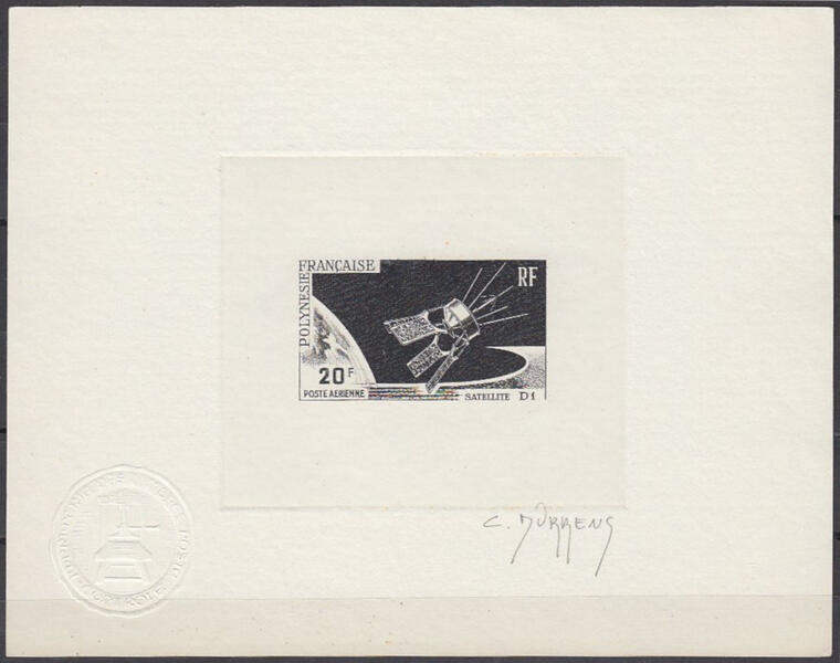 Polinesia_1966_Yvert_PA19-Scott_C42_black_d