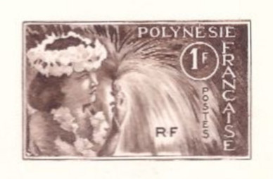 Polinesia_1964_Yvert_27-Scott_208_etat_sepia_detail
