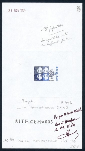 France_1985_Yvert_2347-Scott_1946_blue_bon_a_tirer