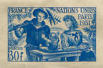 France_1951_Yvert_912a-Scott_672_unadopted_ONU_blue_1120_Lx_aa_CP_detail