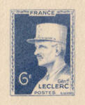 France_1948_Yvert_815a-Scott_604_unadopted_Leclerc_blue-grey_d_AP_detail