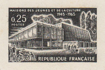 France_1965_Yvert_1448-Scott_1119_etat_black_bb_detail