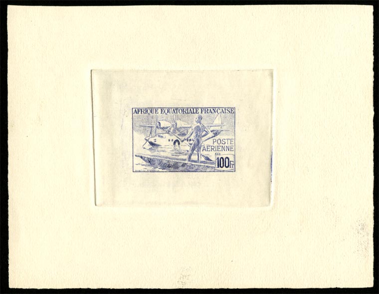 Fr_Equat_Africa_1944_Yvert_PA42-Scott_C23_violet-blue