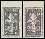 France_1947_Yvert_787-Scott_587_different_colors_imperf_b