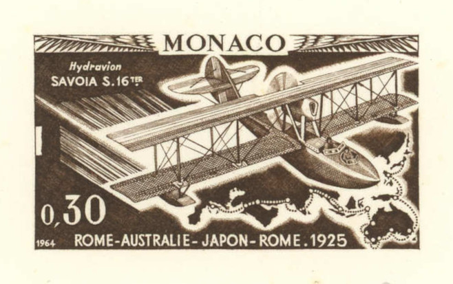 Monaco_1964_Yvert_646-Scott_574_etat_dark-brown_b_detail