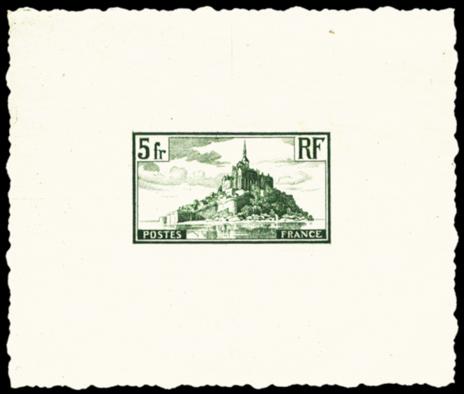 France_1929_Yvert_260-Scott_250_1er_etat_green_ac