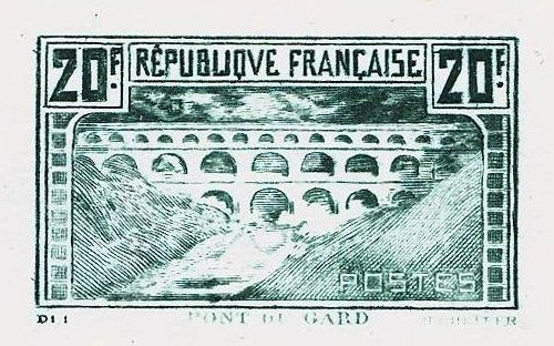 France_1929_Yvert_262-Scott_254_dark-green_ab_detail