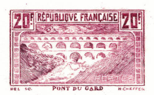 France_1929_Yvert_262-Scott_254_lilac_ac_detail