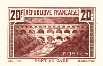 France_1929_Yvert_262-Scott_254_brown-red_detail