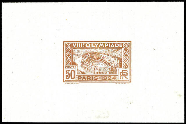 France_1924_Yvert_186a-Scott_201_unadopted_Jeux_Olympiques_Paris_50c_brown_typo_AP