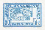 France_1924_Yvert_186a-Scott_201_unadopted_Jeux_Olympiques_Paris_50c_blue_misplaced_typo_aa_AP_detail