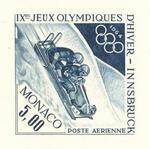 Monaco_1964_Yvert_PA83-Scott_C65_blue_a_detail