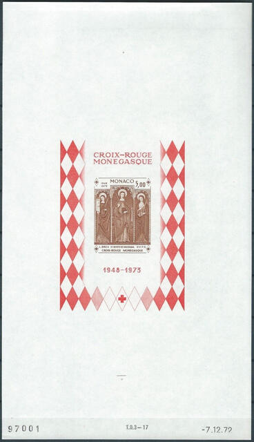 Monaco_1972_Yvert_BF7a-Scott_864_unadopted_Dolceaqua_Red_Cross_brown_g_ESS