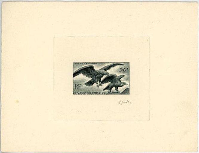 Fr_Guyana_1947_Yvert_PA35-Scott_C18_deep-blue