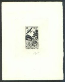 Fr_Guyana_1947_Yvert_PA36-Scott_C19_black_c