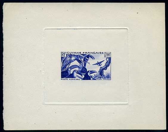 Fr_Guyana_1947_Yvert_PA37-Scott_C20_blue