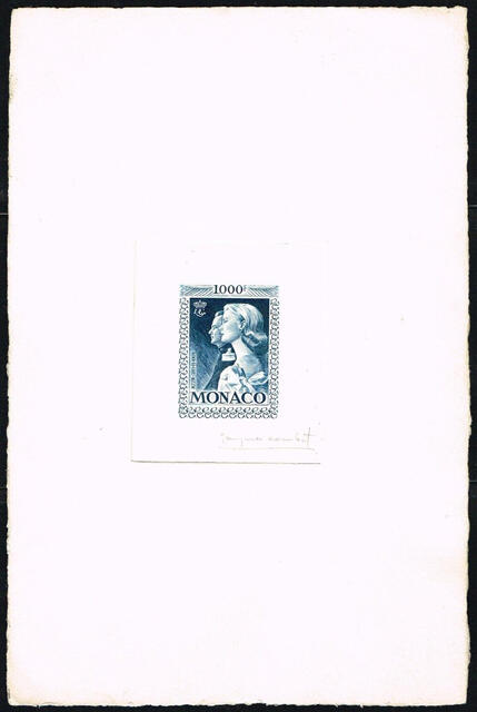Monaco_1959_Yvert_PA72a-Scott_C55_unadopted_1000f_Grace_et_Rainier_III_gros_blue-grey_ab_AP_LARGE
