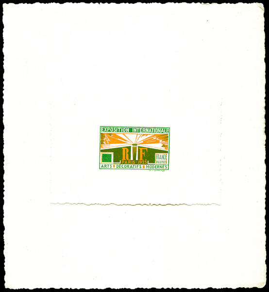 France_1925_Yvert_210-Scott_220_etat_orange_+_green_typo