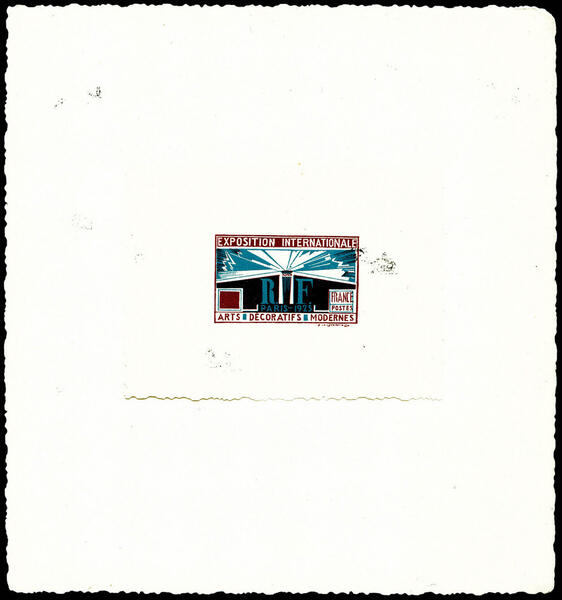 France_1925_Yvert_210-Scott_220_etat_dark-blue_+_bordeaux_typo