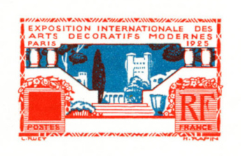 France_1925_Yvert_213-Scott_223_2eme_etat_blue_+_red_typo_detail