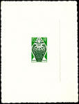 France_1925_Yvert_211-Scott_221_dark-green_+_green_typo