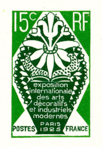 France_1925_Yvert_211-Scott_221_dark-green_+_green_typo_detail