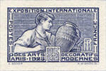 France_1924_Yvert_212a-Scott_222_unissued_in_TD_Arts_decoratifs_dark-blue_AP_detail