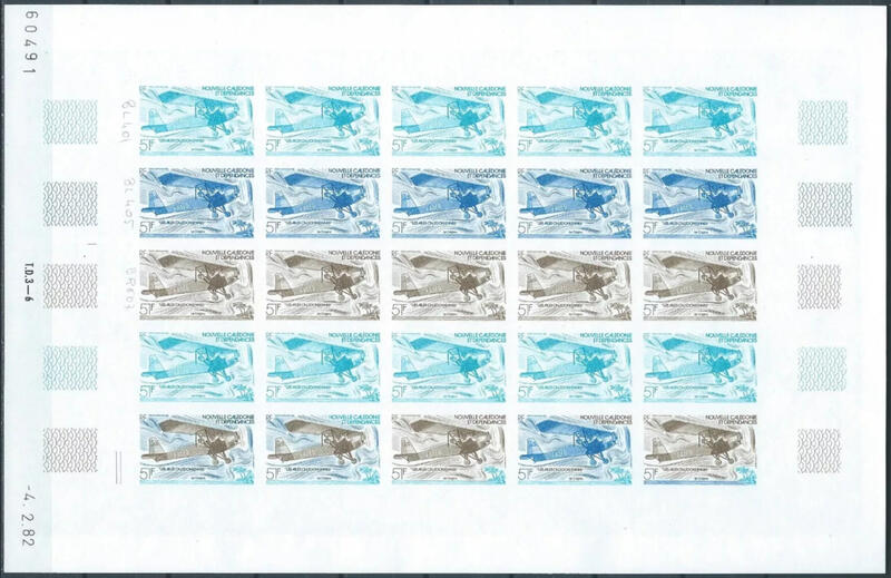 N_Caledonia_1982_Yvert_PA221-Scott_C181_full_sheet