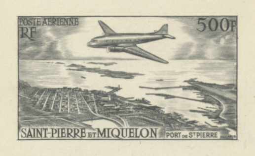 St_Pierre_1956_Yvert_PA23-Scott_C20_black_a_detail