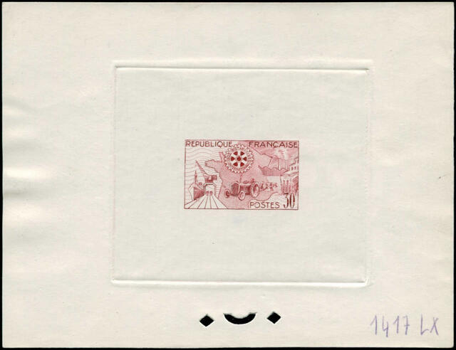 France_1955_Yvert_1009a-Scott_741_unadopted_Rotary_red_1417_Lx_ac_ATP