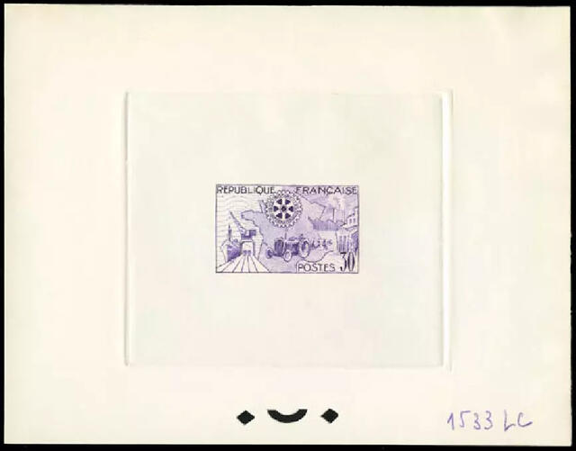 France_1955_Yvert_1009a-Scott_741_unadopted_Rotary_violet_1533_Lc_ATP