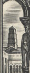 France_1934_Yvert_302a-Scott_302_unadopted_3f_St-Trophime_black_aa_AP_detail_d