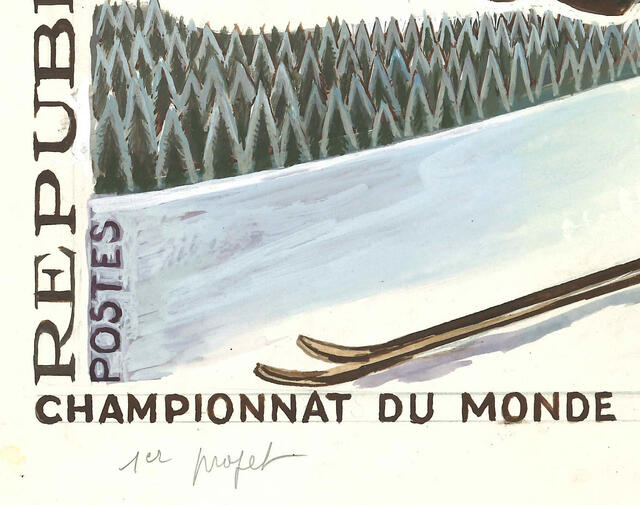 France_1962_Yvert_1326a-Scott_1019_unadopted_Championnat_du_monde_de_ski_Chamonix_MAQ_detail_b