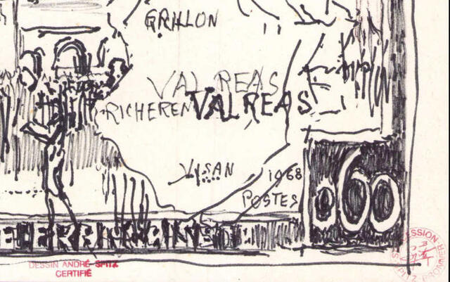 France_1968_Yvert_1562a-Scott_1215_unadopted_Enclave_Papale_de_Vadreas_MAQ_detail_b