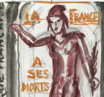 France_1985_Yvert_2389b-Scott_1988_unadopted_La_France_a_ ses_morts_MAQ_detail_b